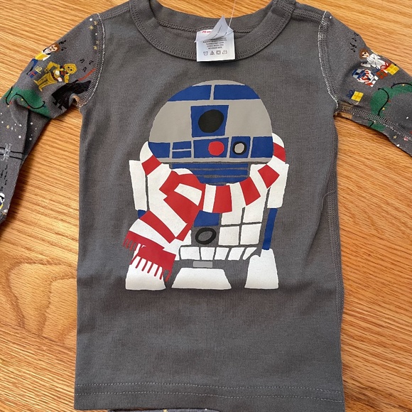 Hanna Andersson Star Wars Holiday Baby Pajamas Sz 6-12M‎ NWT - Picture 5 of 9